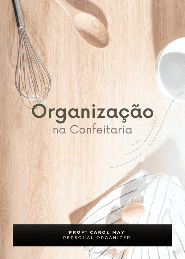 Curso de Organização na Confeitaria