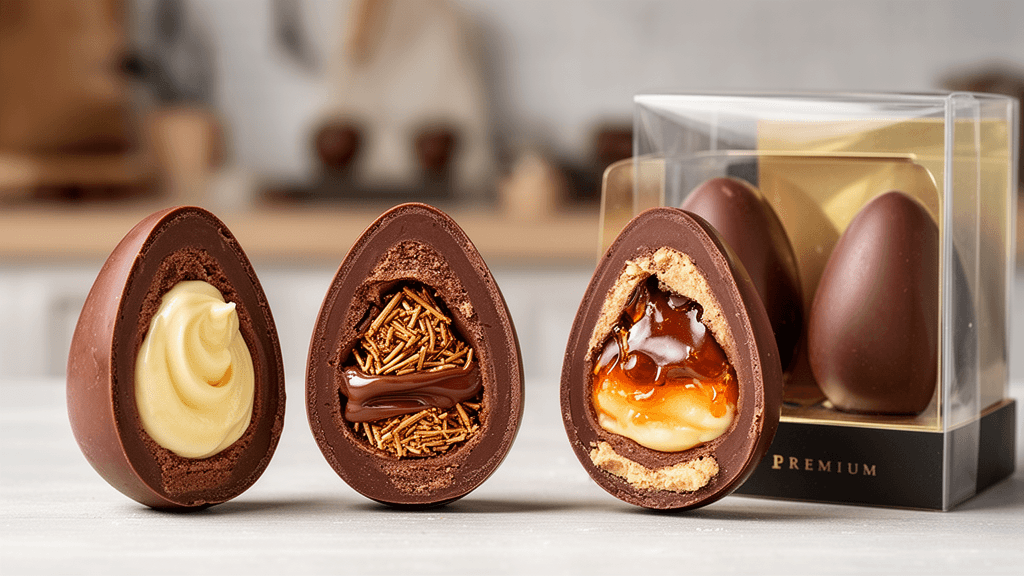 Trio de Mini Ovos de Páscoa Recheados: Receita Profissional, Embalagem Premium e Estratégia de Precificação para Aumentar seus Lucros